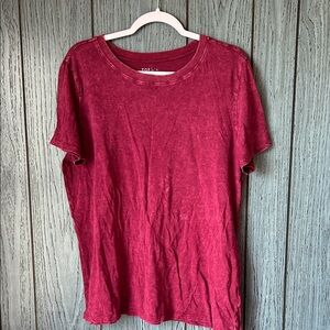 Torrid classic fit size 0 tee. Women’s Washed Red Crewneck Tee